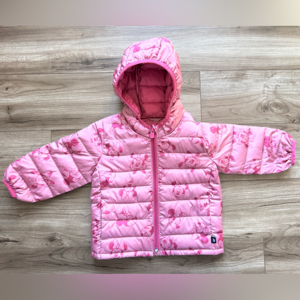 babyGap × Disney Minnie Mouse ColdControl Puffer
Jacket Coat Size 18-24 months - Picture 1 of 7